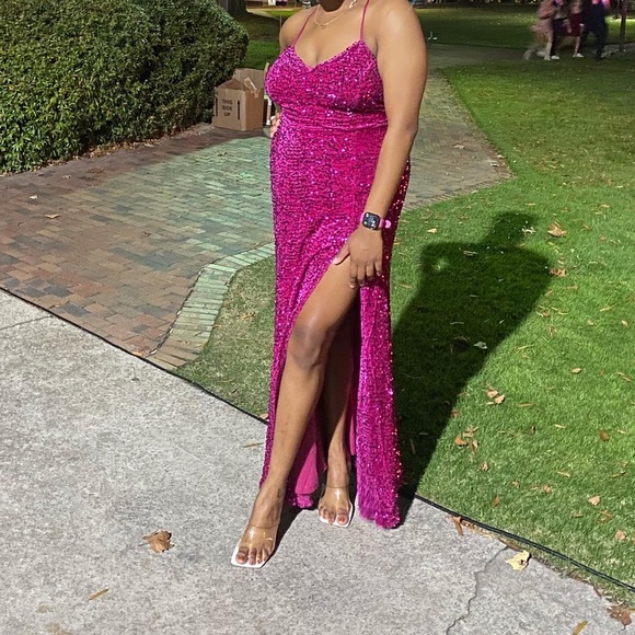 Squin Maxi Dress - Picture 4 of 5